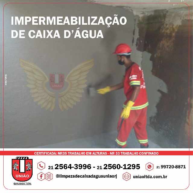 Impermeabilização na região vista alegre
